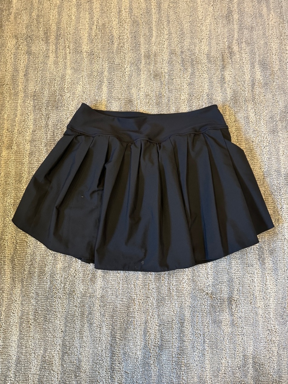 Black Pleated Women’s  Skort